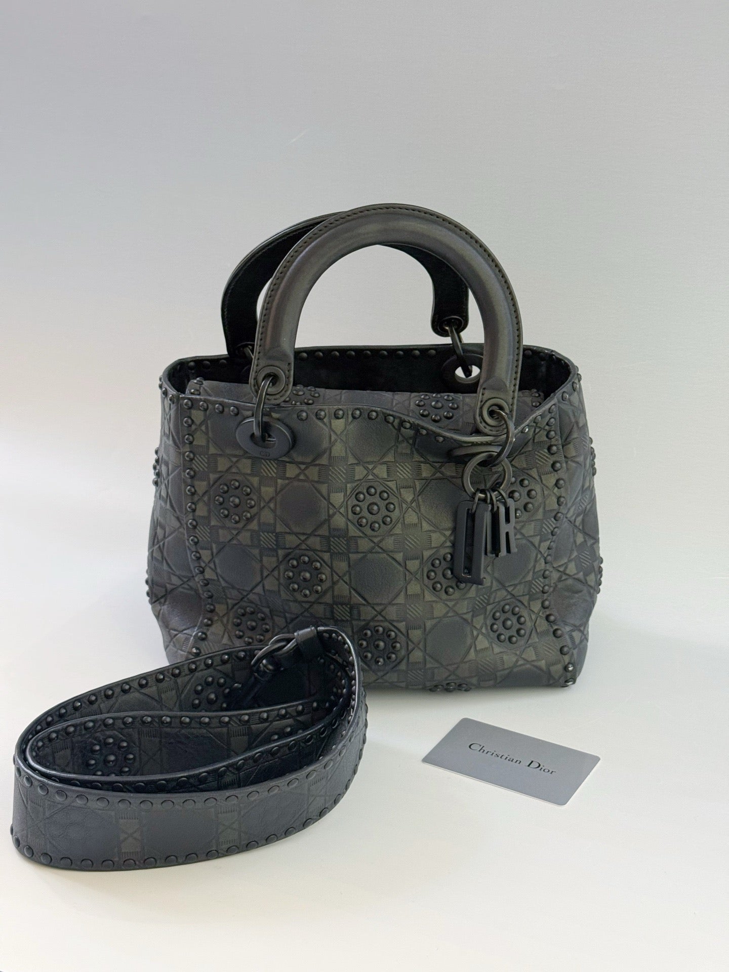 Dior - Lady Dior - Leather - Black - (medium)