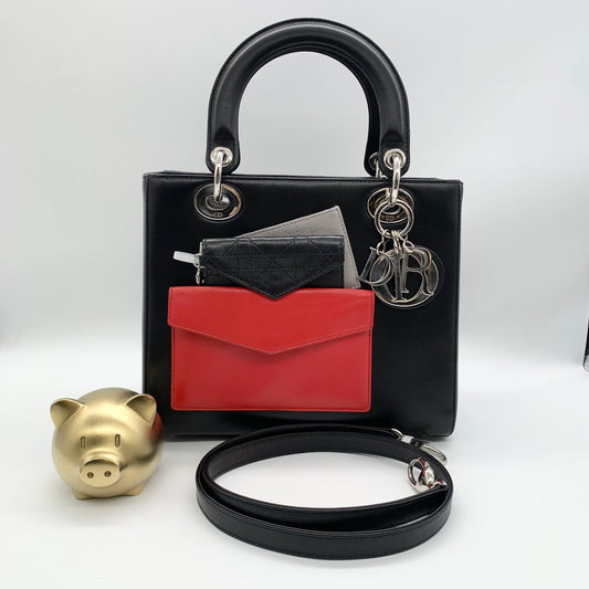 Dior - Lady Dior - Leather - Black - (medium)