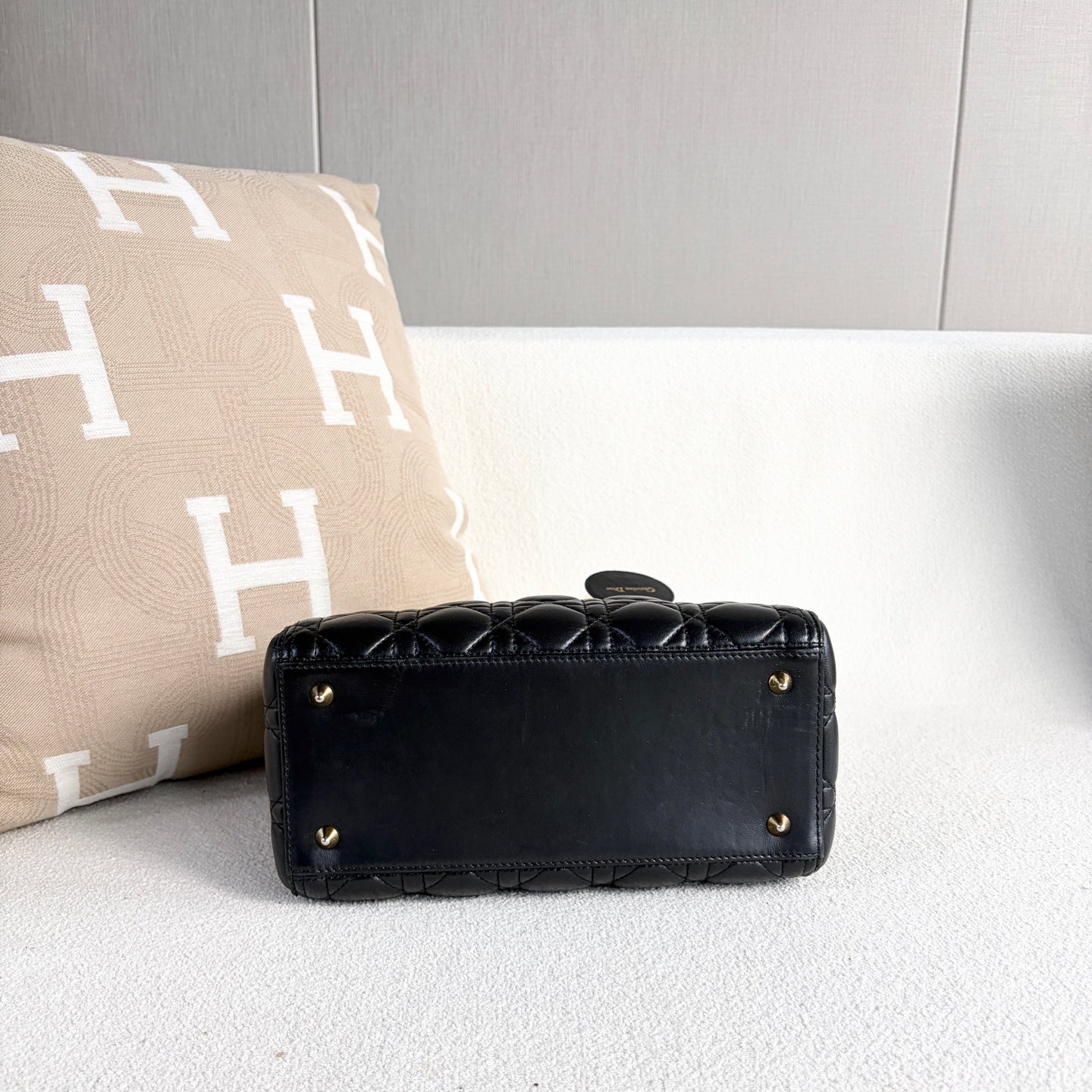 Dior - Lady Dior - Leather - Black - (Medium)
