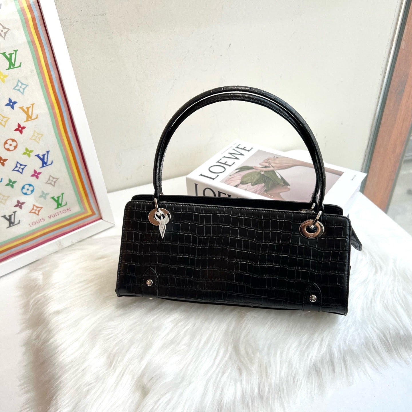 Dior - Lady Dior - Leather - Black - (medium)
