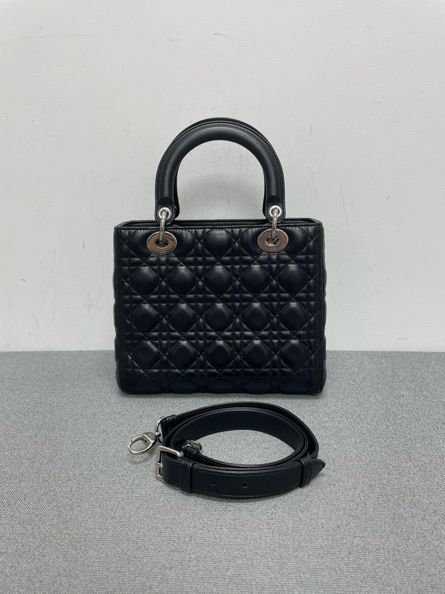 Dior - Lady Dior - Leather - Black - (medium)