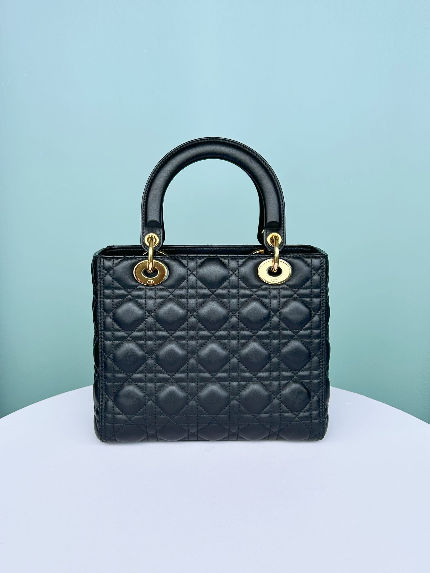 Dior - Lady Dior - Leather - Black - (medium)