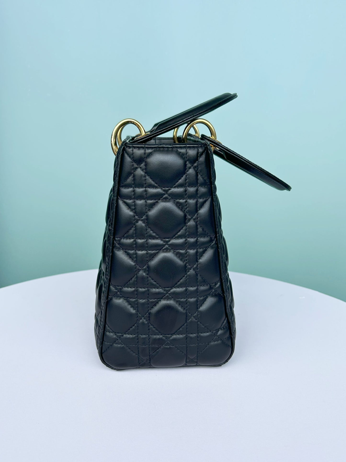 Dior - Lady Dior - Leather - Black - (medium)