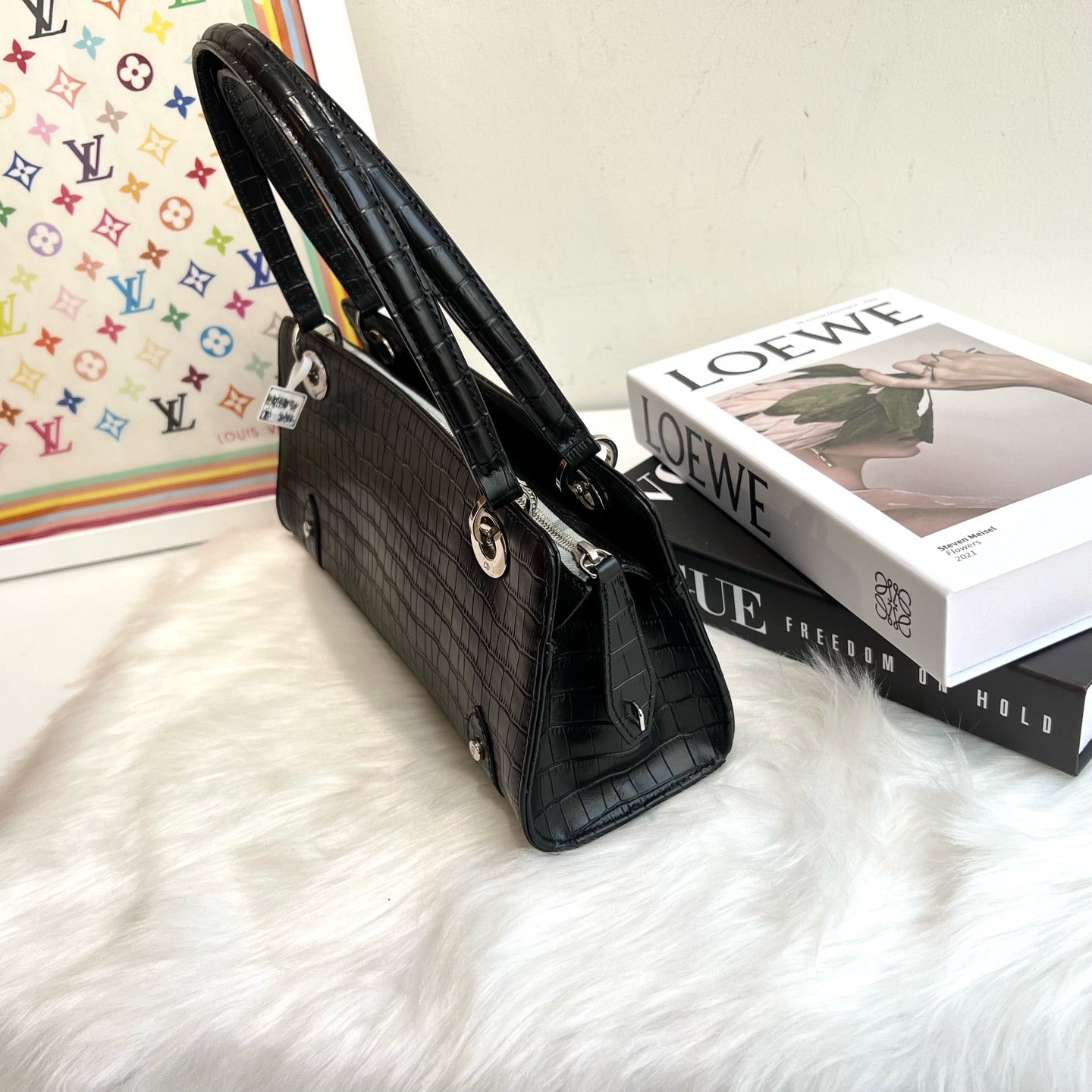Dior - Lady Dior - Leather - Black - (medium)
