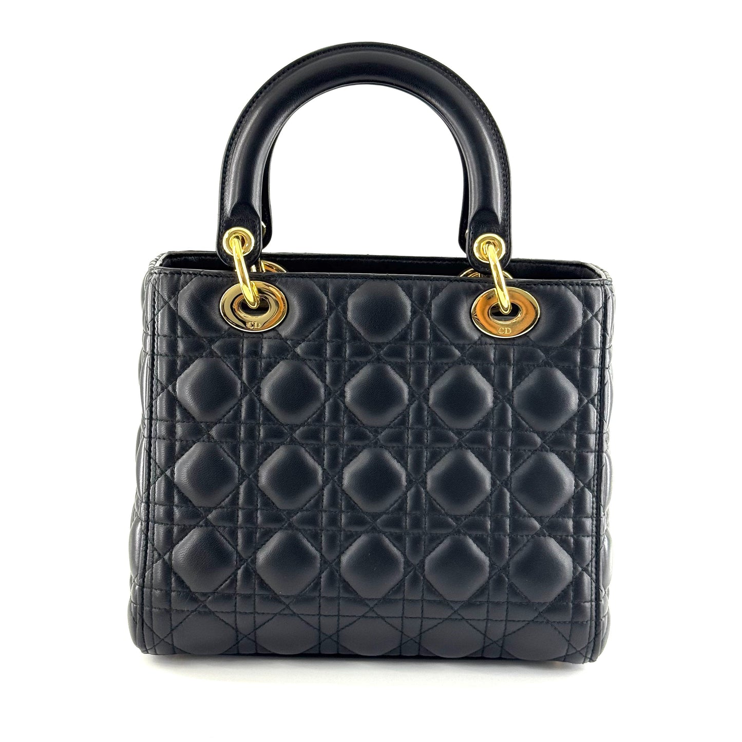 Dior - Lady Dior - Leather - Black - (medium)