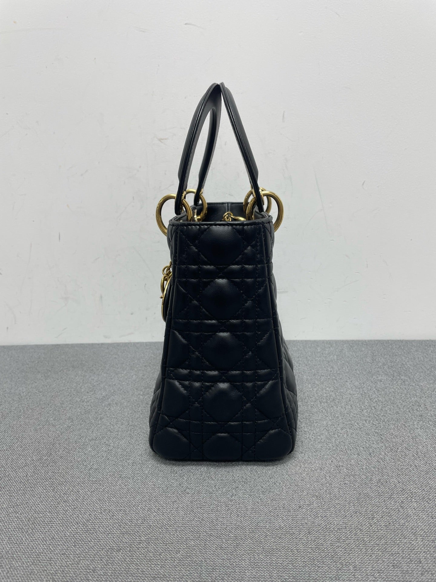 Dior - Lady Dior - Leather - Black - (medium)