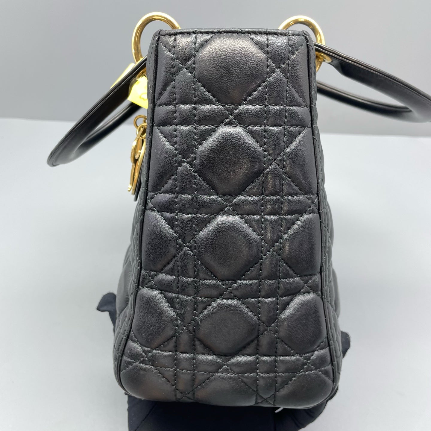 Dior - Lady Dior - Leather - Black - (medium)