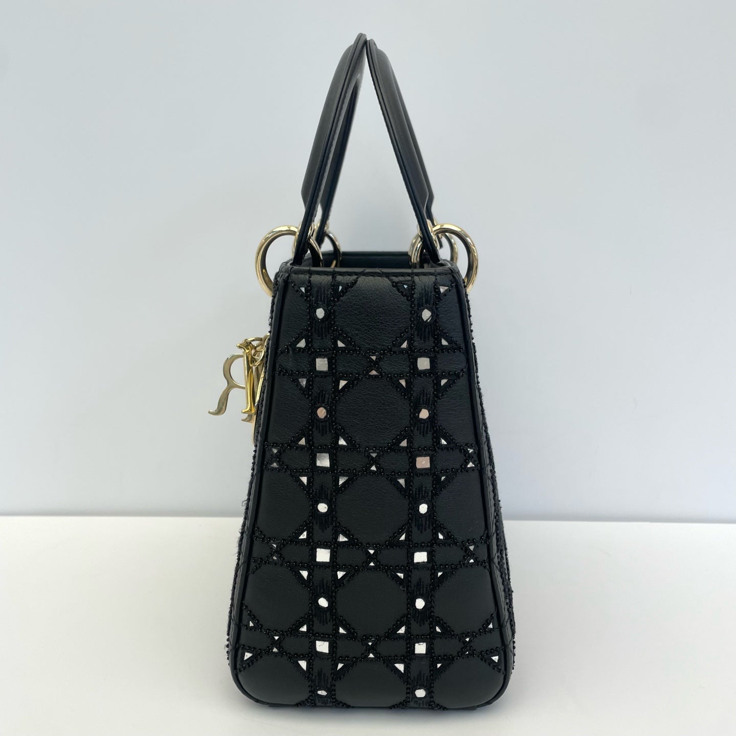 Dior - Lady Dior - Leather - Black - (medium)