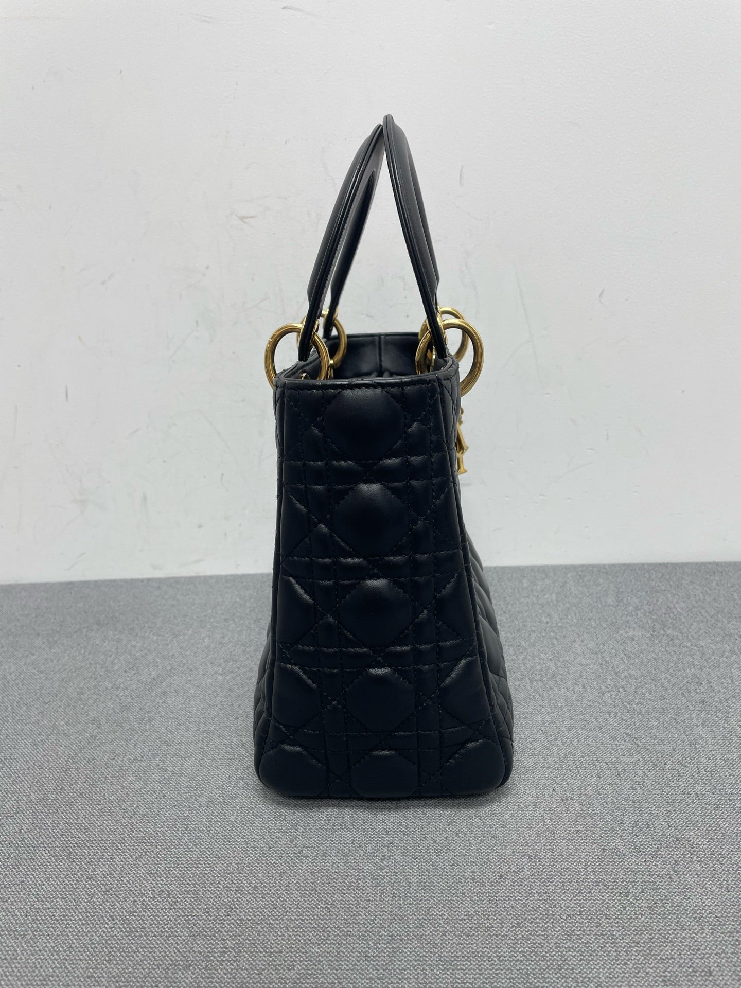 Dior - Lady Dior - Leather - Black - (medium)