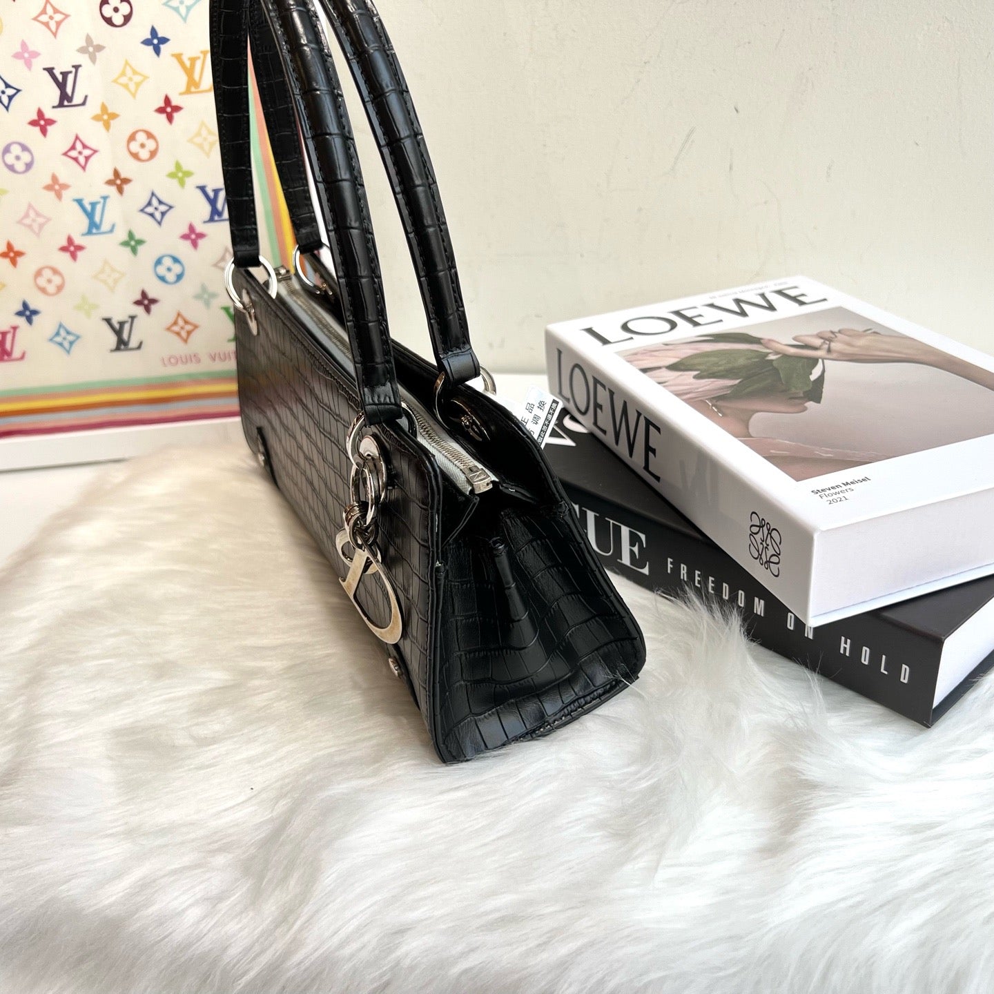 Dior - Lady Dior - Leather - Black - (medium)