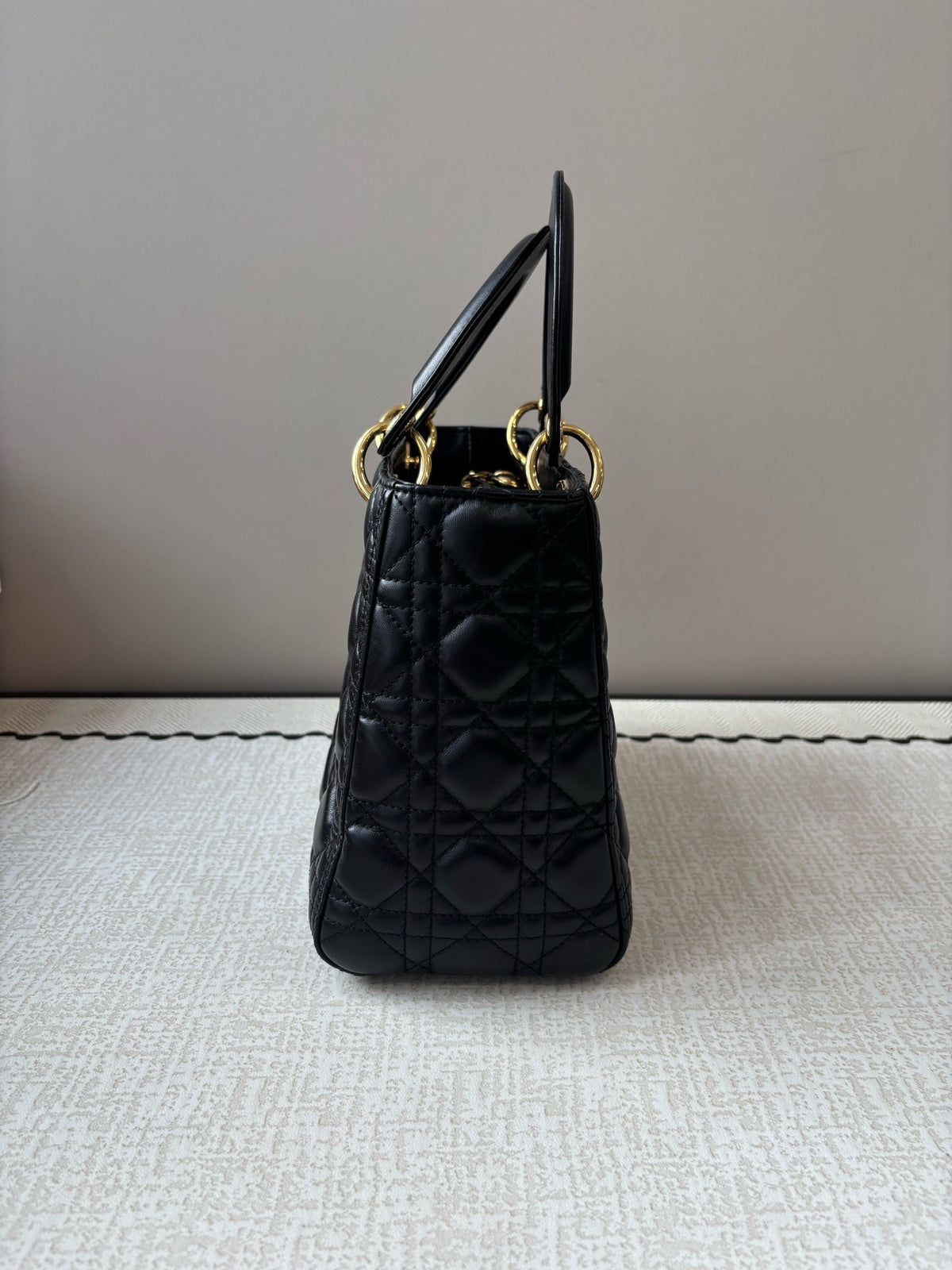 Dior - Lady Dior - Leather - Black - (medium)