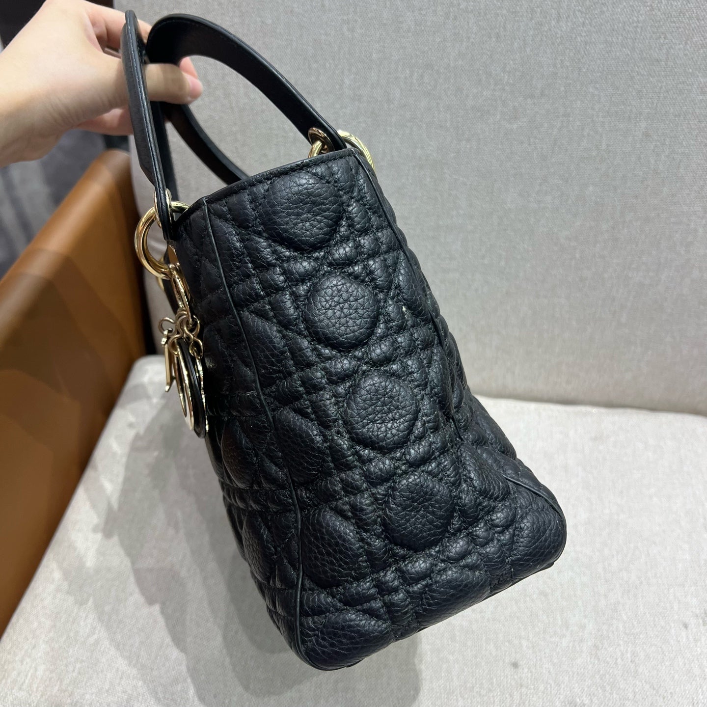 Dior - Lady Dior - Leather - Black - (medium)