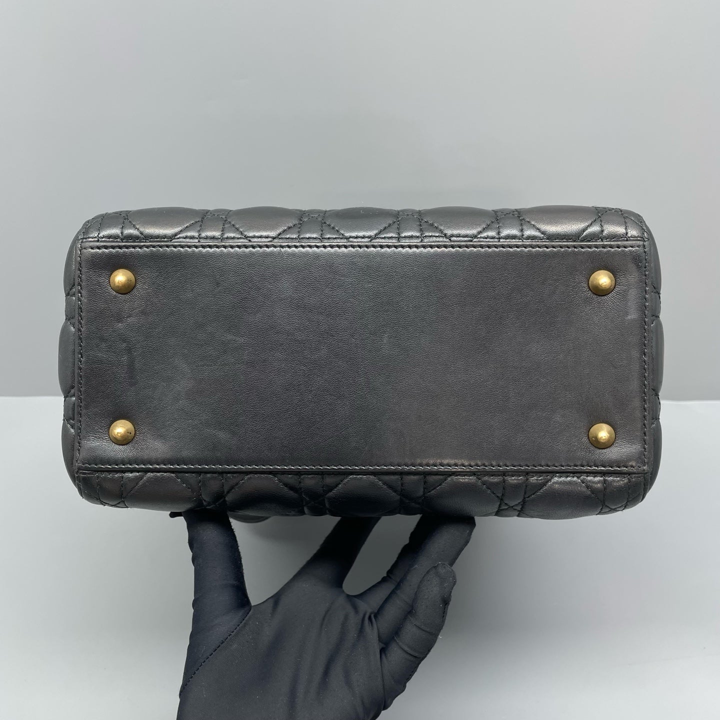 Dior - Lady Dior - Leather - Black - (medium)