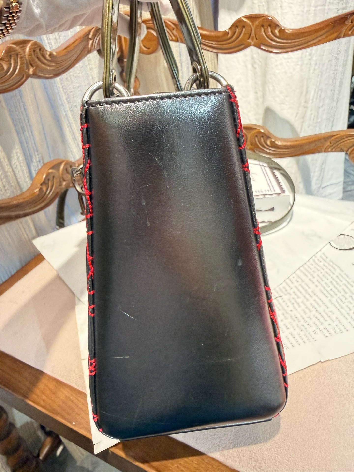 Dior - Lady Dior - Leather - Black - (medium)