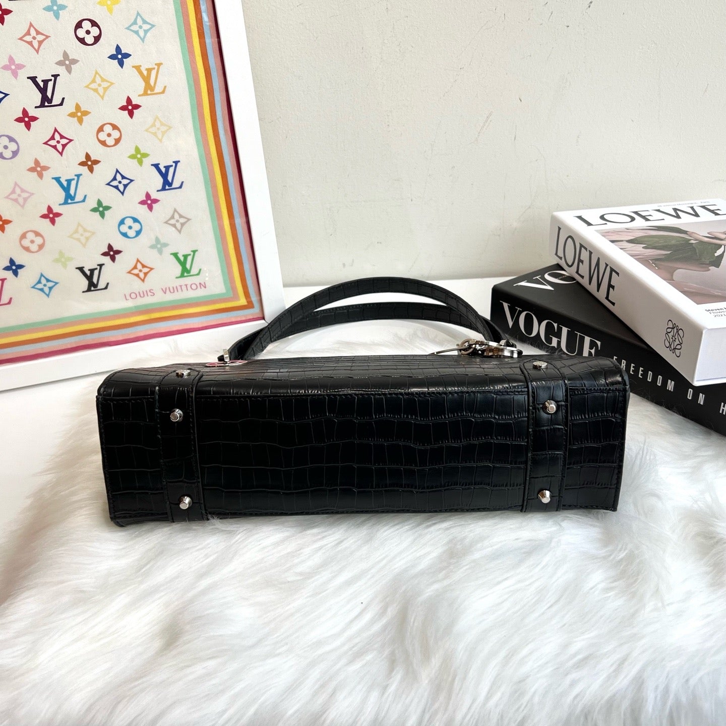 Dior - Lady Dior - Leather - Black - (medium)