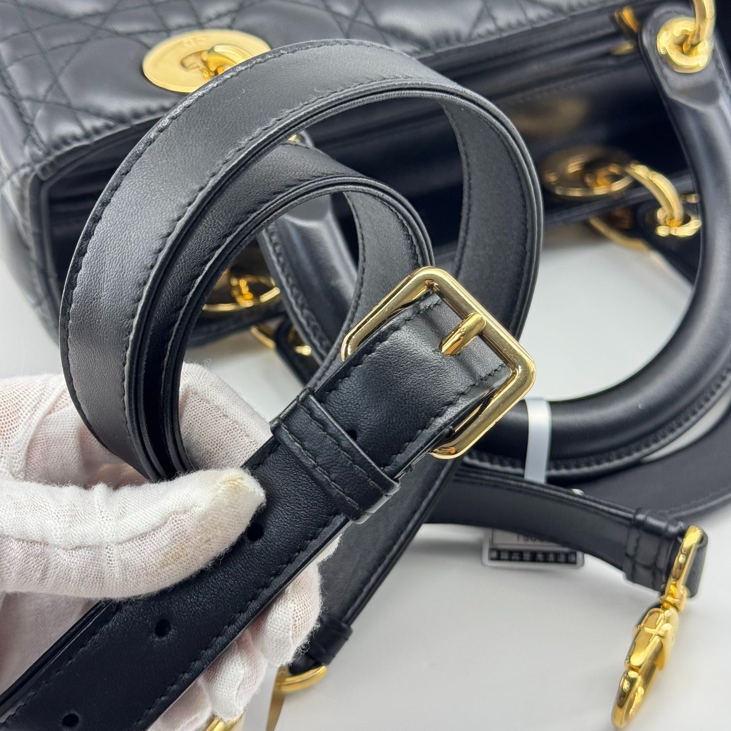 Dior - Lady Dior - Leather - Black - (medium)
