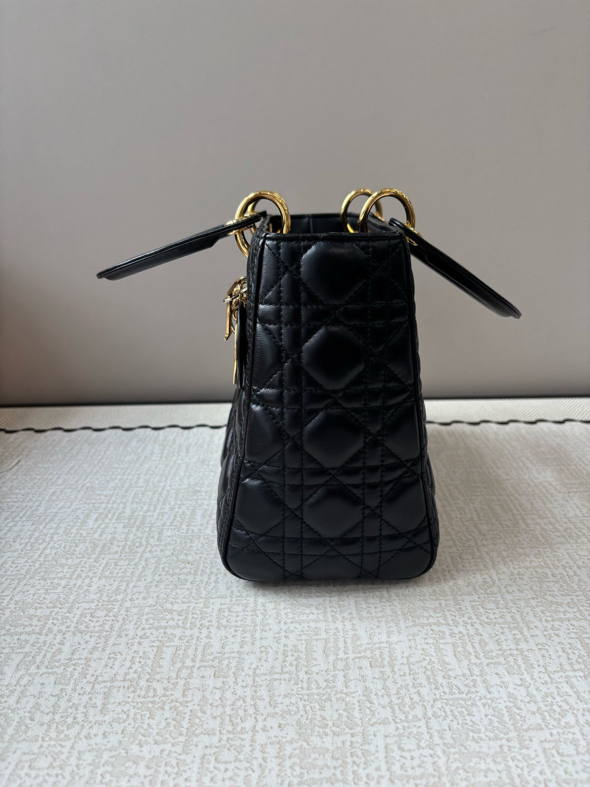 Dior - Lady Dior - Leather - Black - (medium)