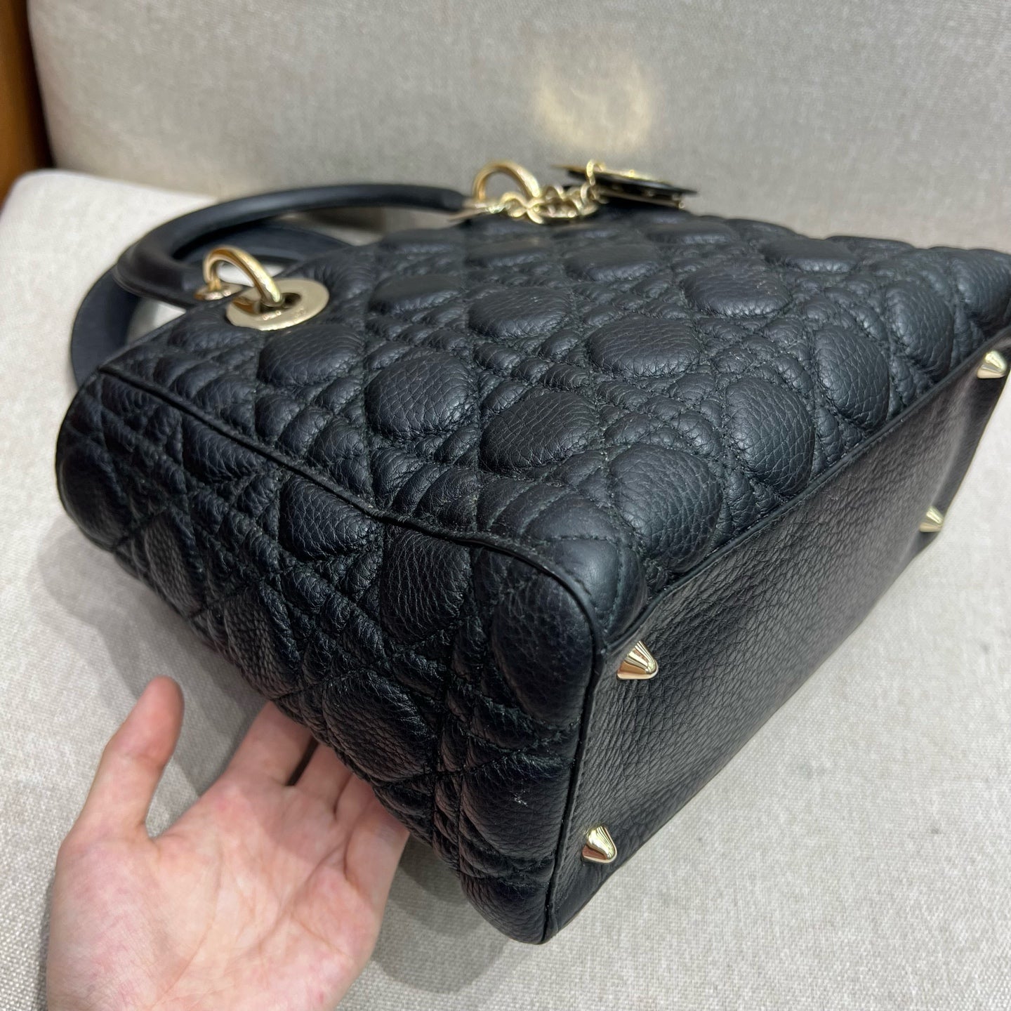 Dior - Lady Dior - Leather - Black - (medium)