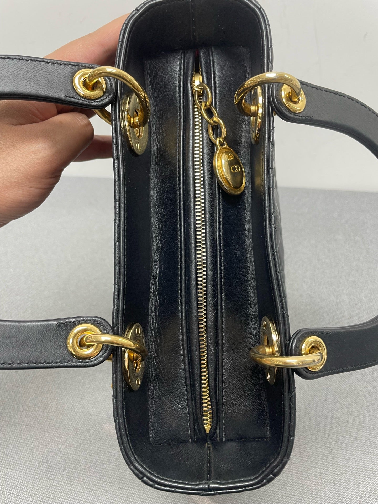 Dior - Lady Dior - Leather - Black - (medium)