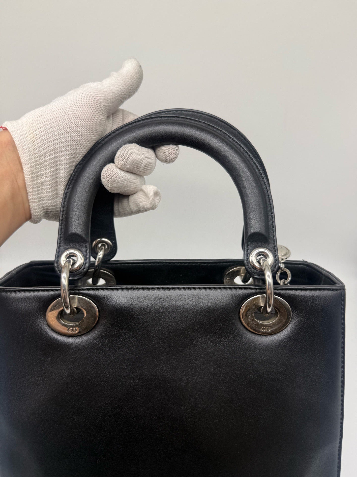 Dior - Lady Dior - Leather - Black - (medium)