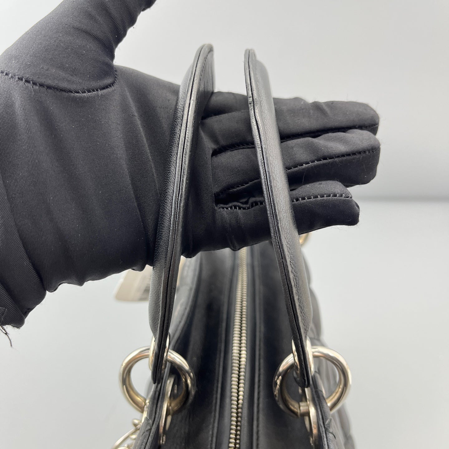 Dior - Lady Dior - Leather - Black - (Medium)