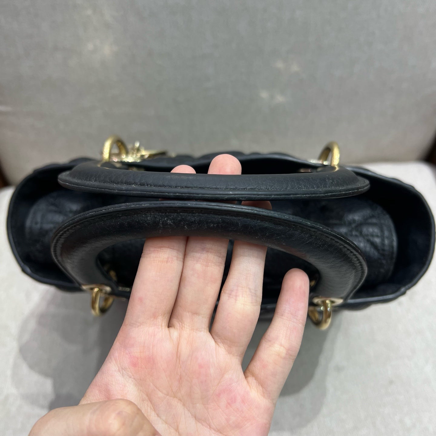 Dior - Lady Dior - Leather - Black - (medium)