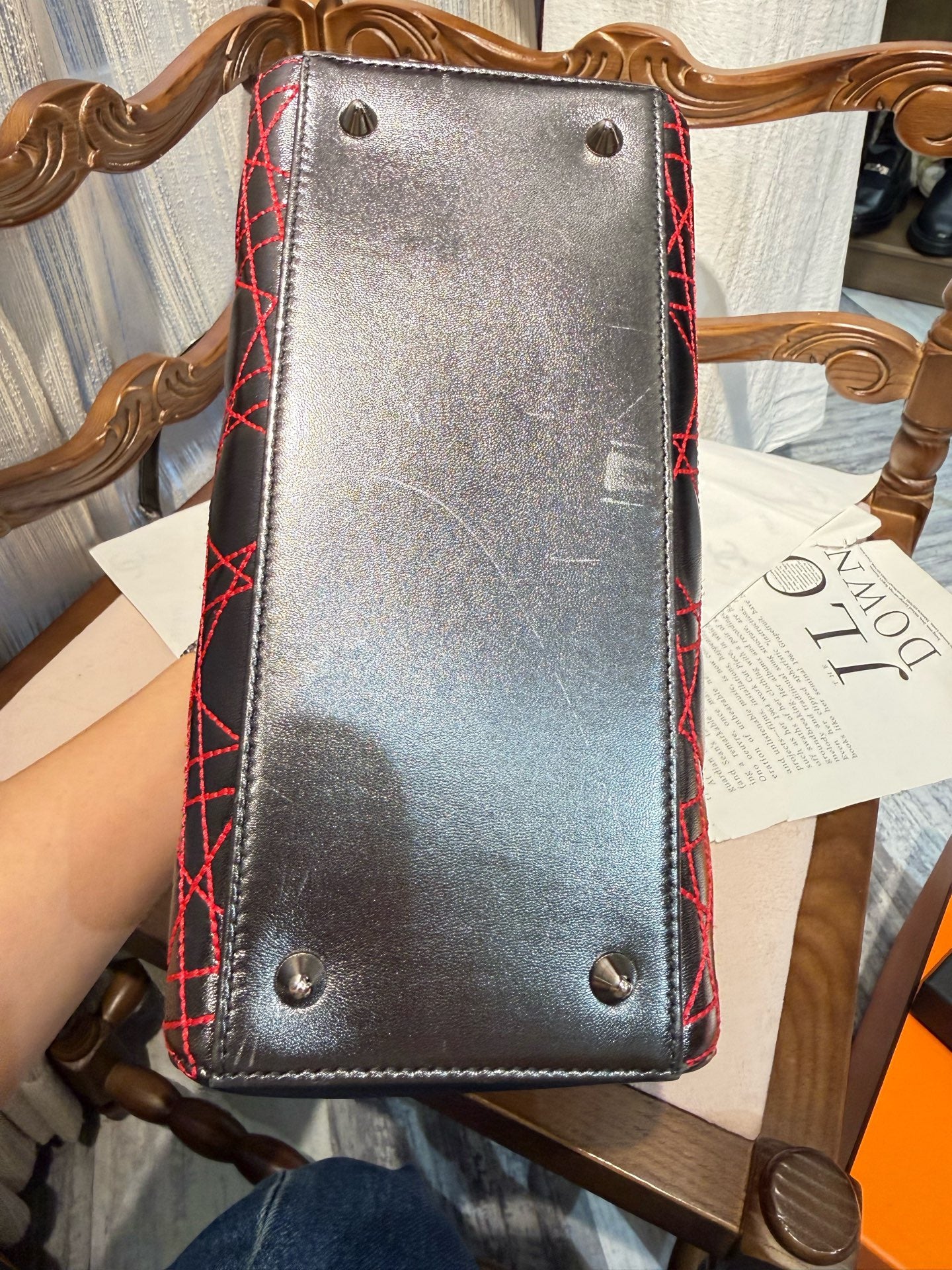 Dior - Lady Dior - Leather - Black - (medium)