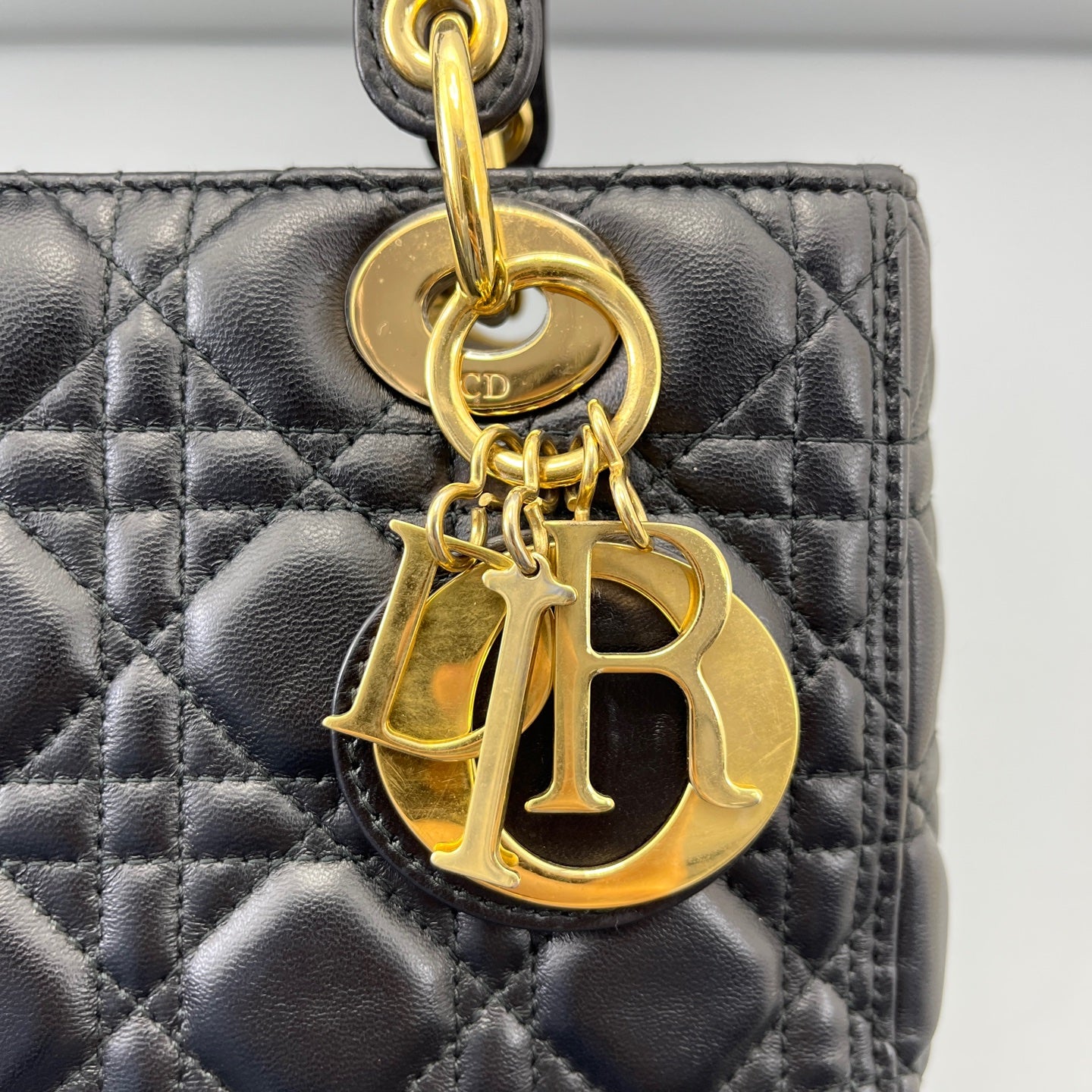 Dior - Lady Dior - Leather - Black - (medium)