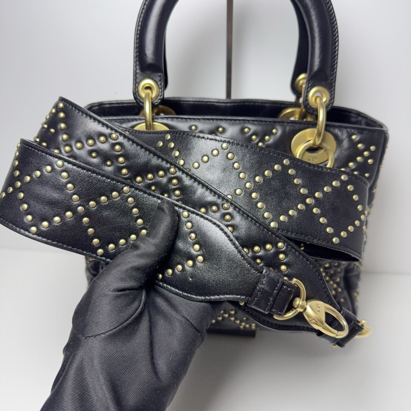 Dior - Lady Dior - Leather - Black - (medium)