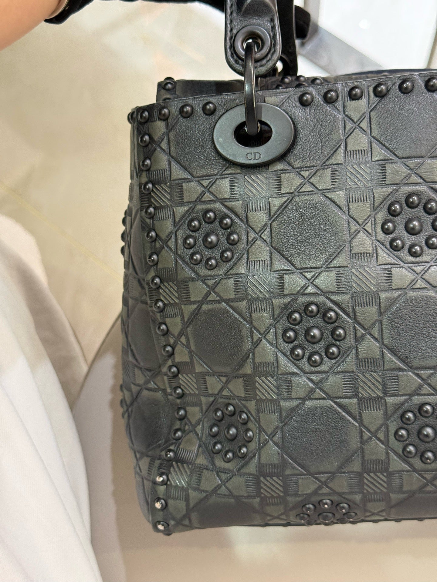 Dior - Lady Dior - Leather - Black - (medium)