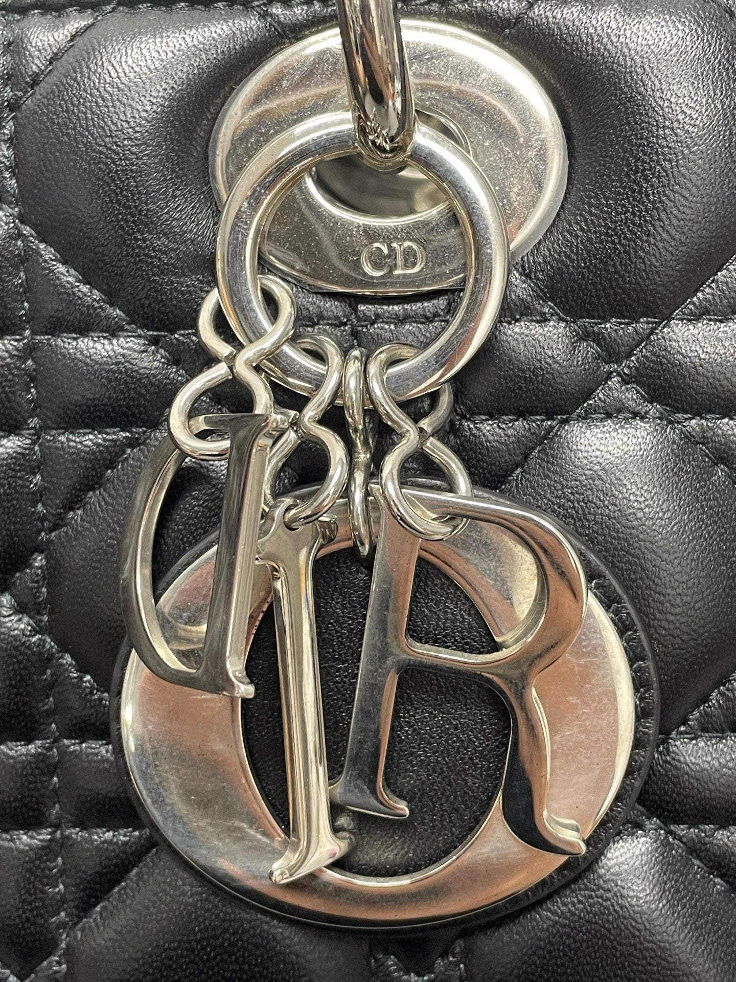 Dior - Lady Dior - Leather - Black - (medium)