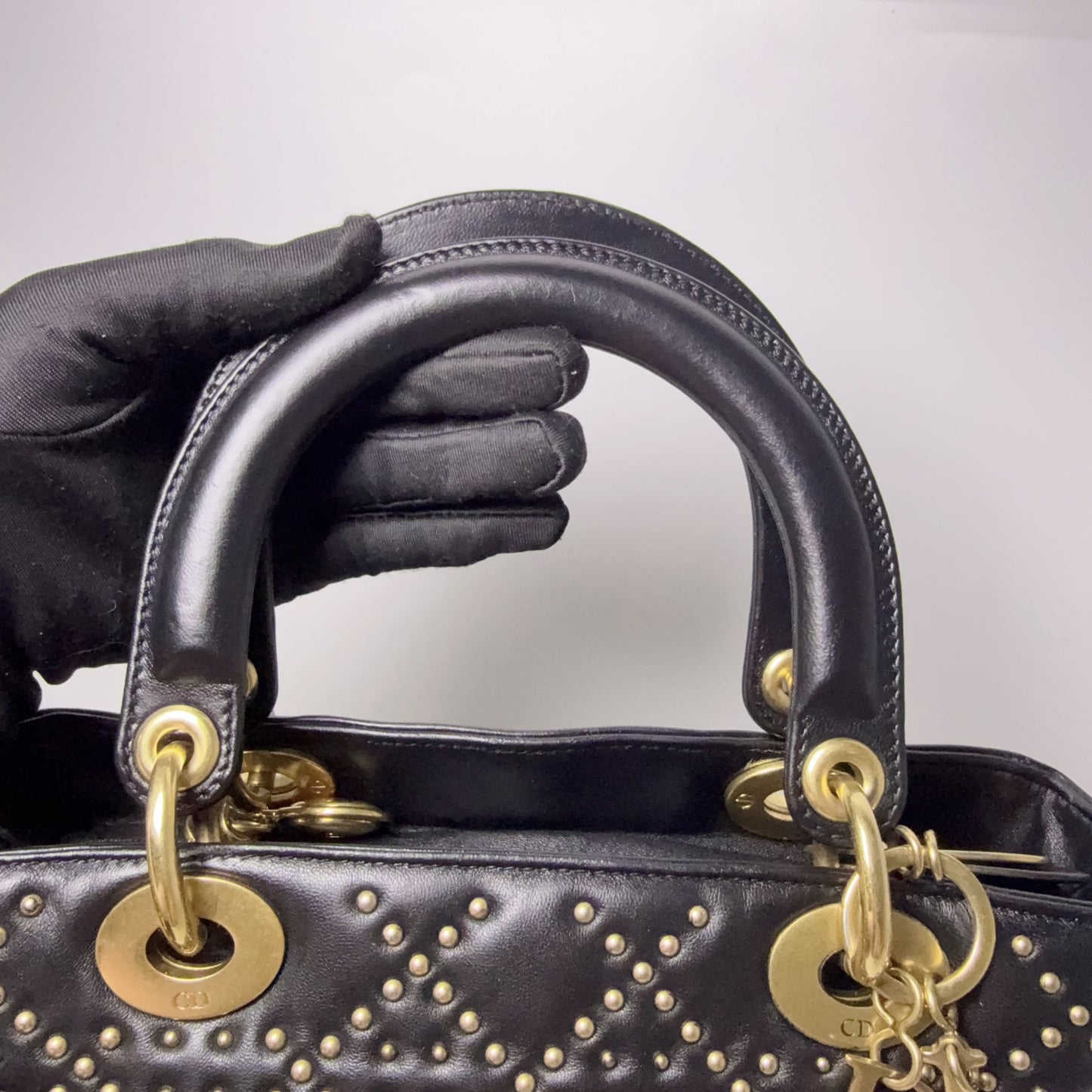 Dior - Lady Dior - Leather - Black - (medium)
