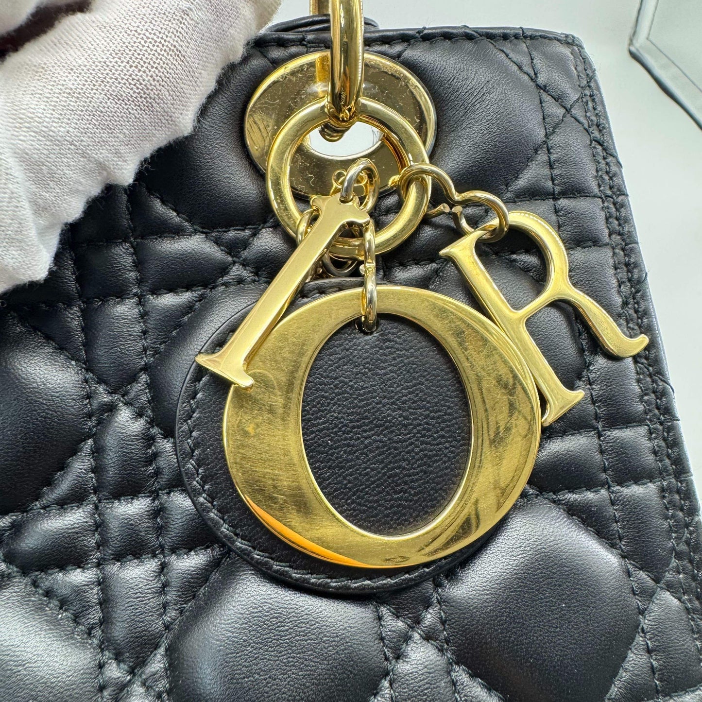 Dior - Lady Dior - Leather - Black - (medium)