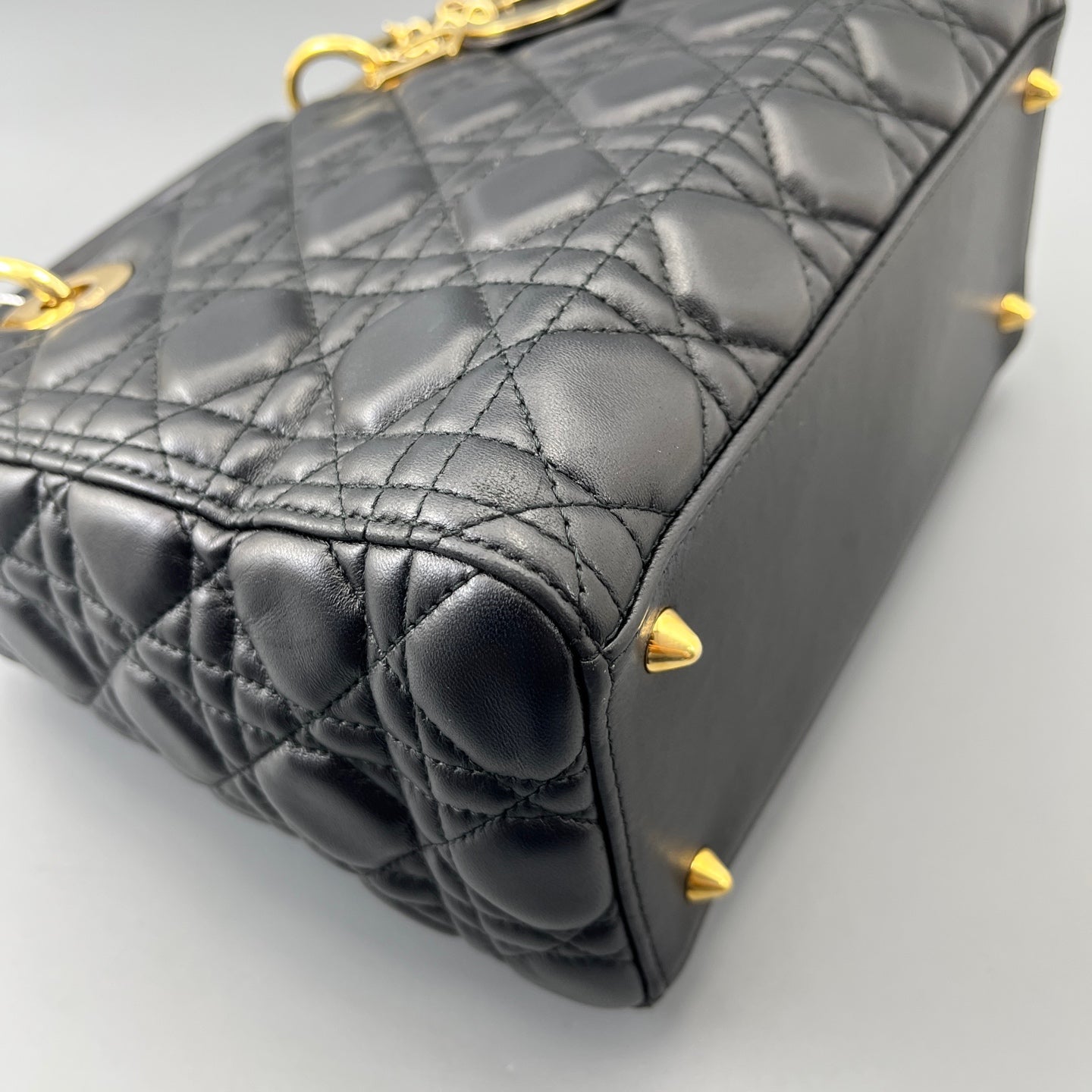 Dior - Lady Dior - Leather - Black - (medium)