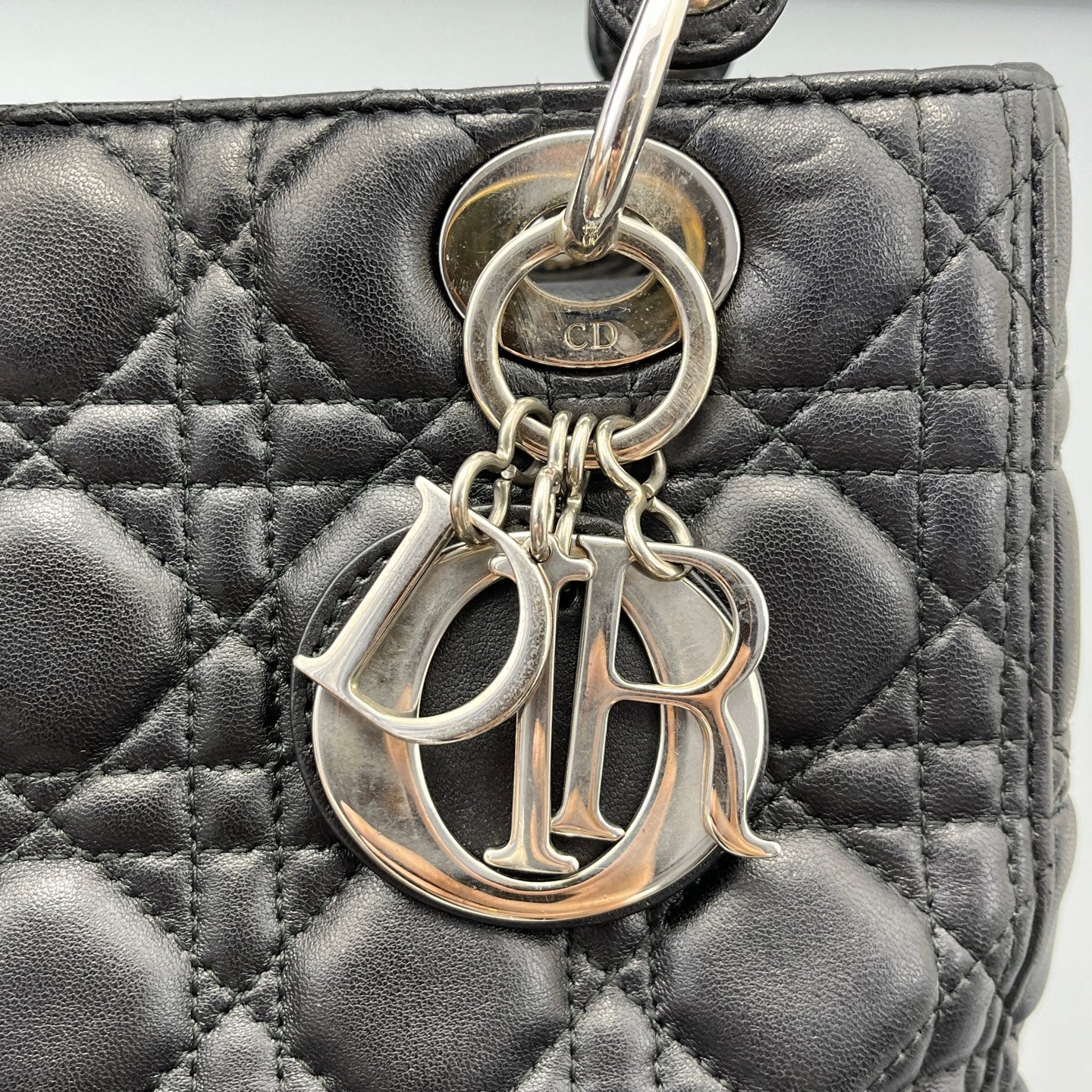 Dior - Lady Dior - Leather - Black - (Medium)