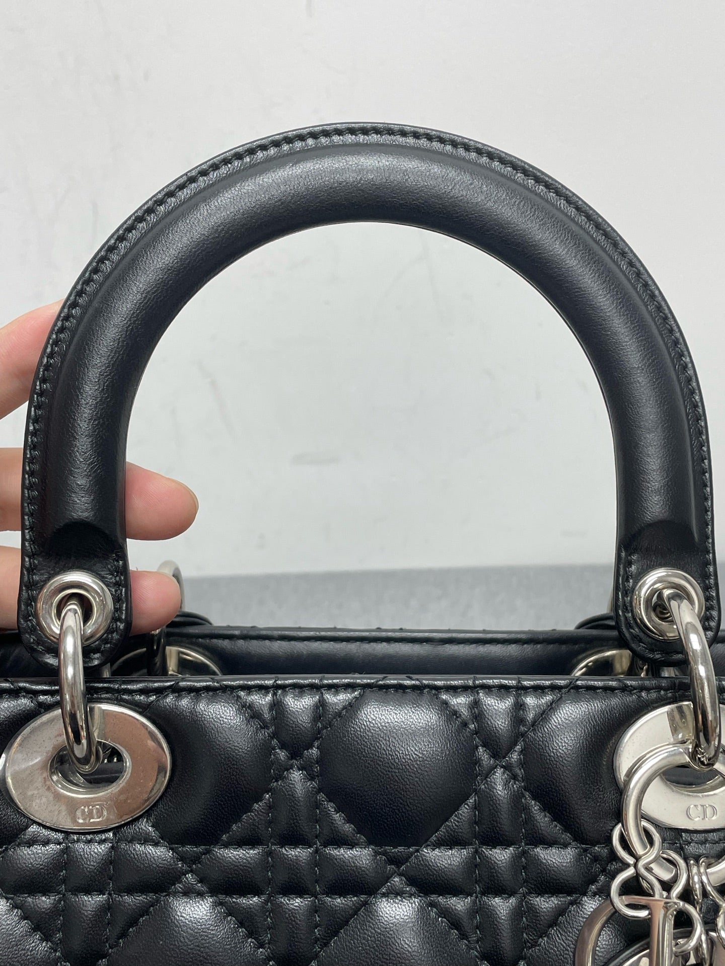 Dior - Lady Dior - Leather - Black - (medium)