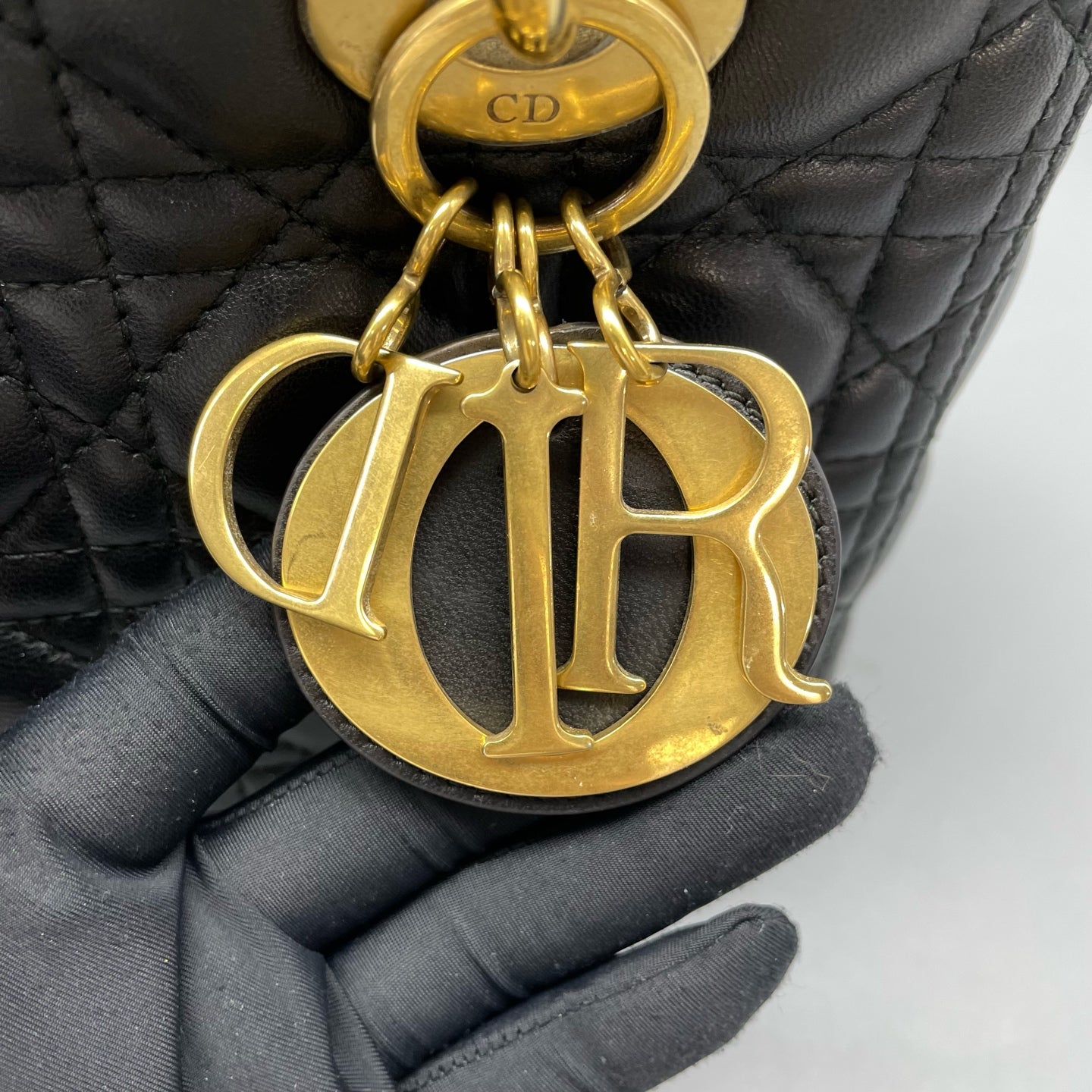 Dior - Lady Dior - Leather - Black - (medium)