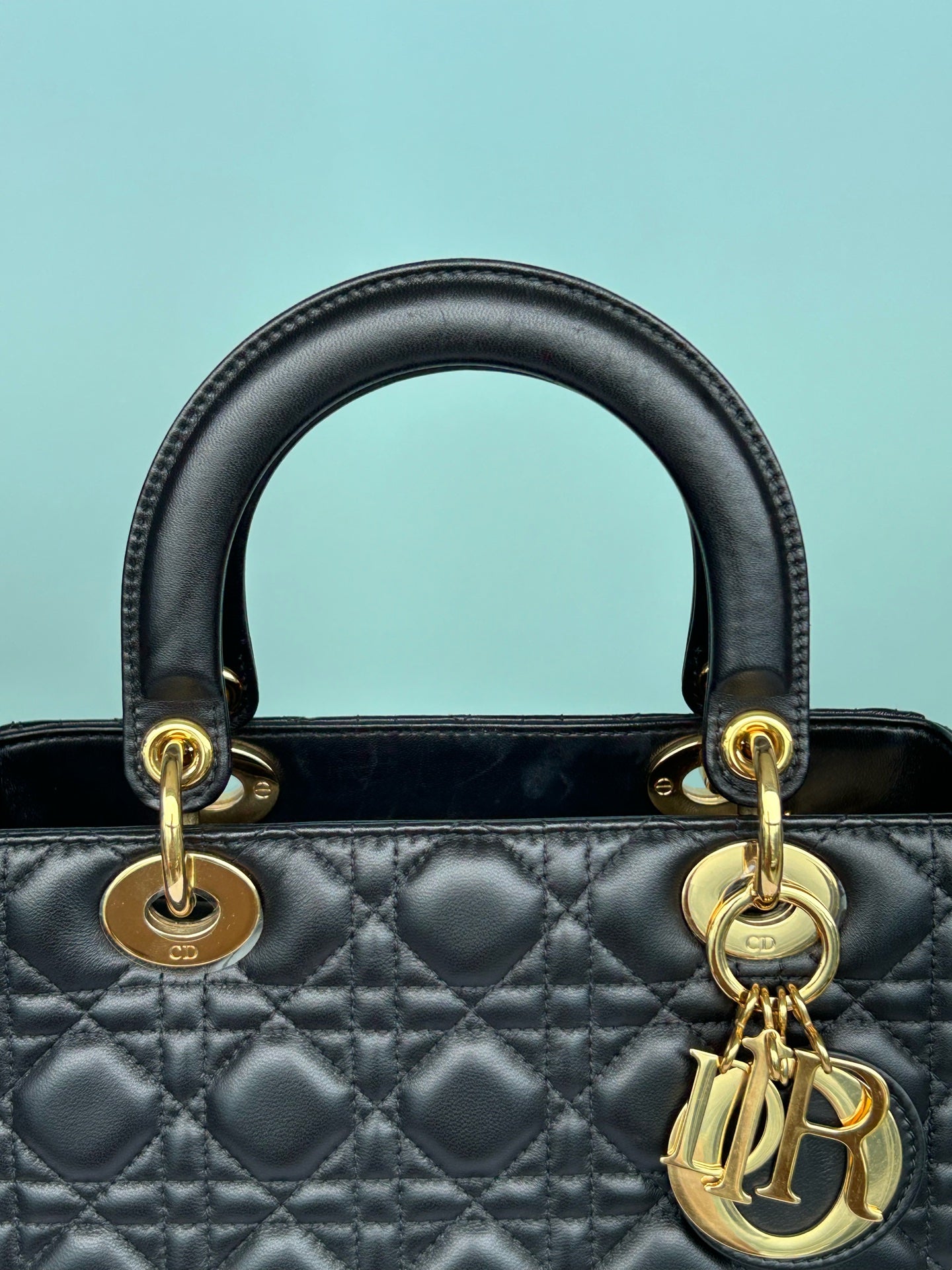 Dior - Lady Dior - Leather - Black - (medium)