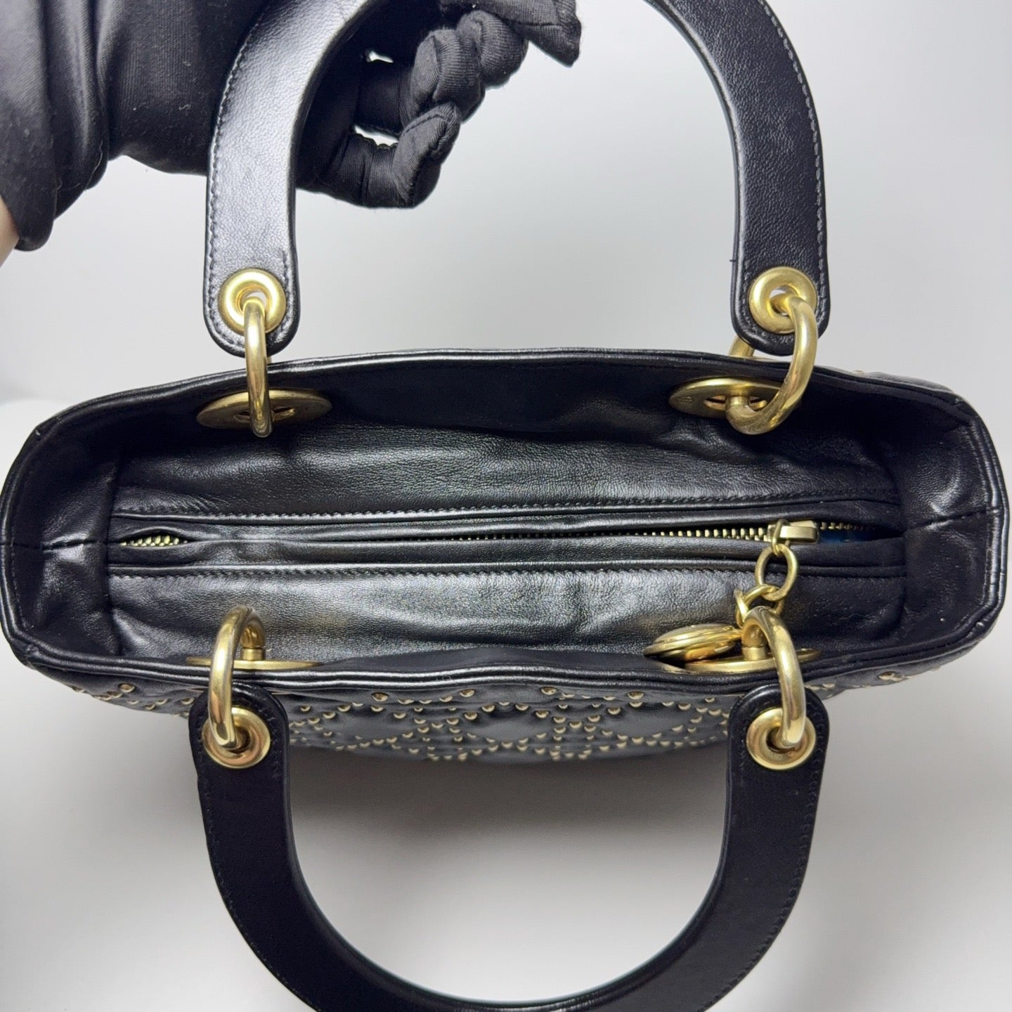 Dior - Lady Dior - Leather - Black - (medium)
