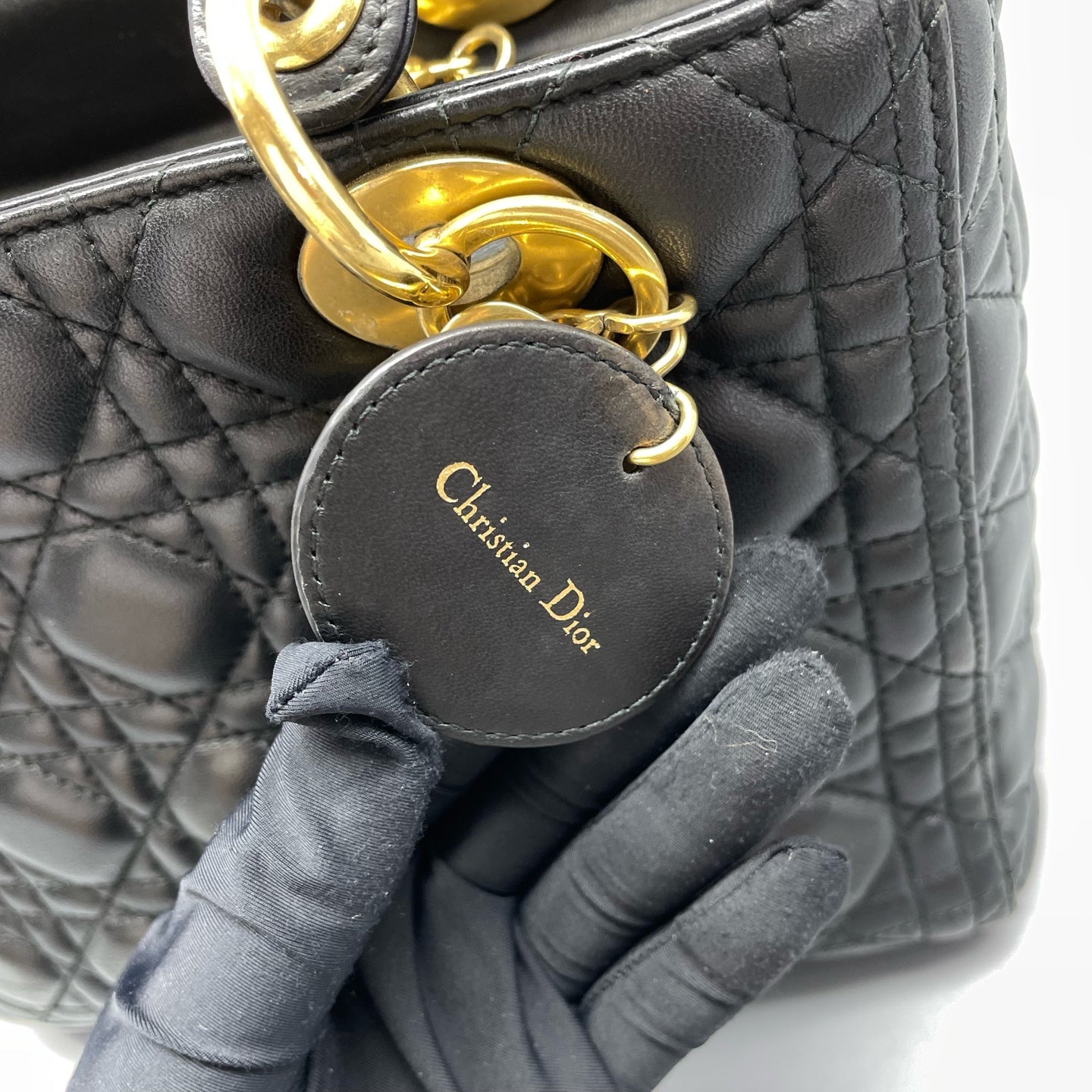 Dior - Lady Dior - Leather - Black - (medium)