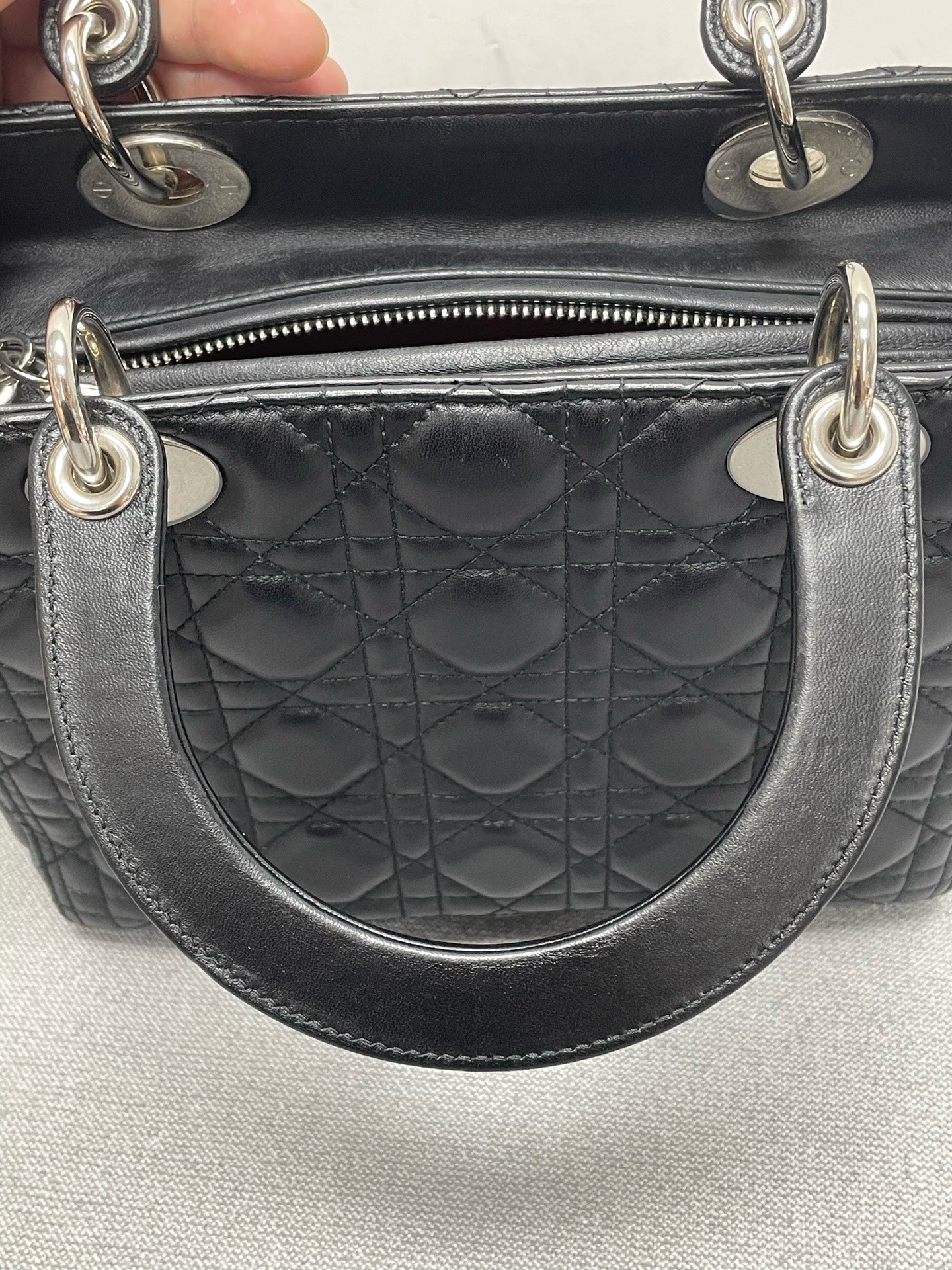 Dior - Lady Dior - Leather - Black - (medium)