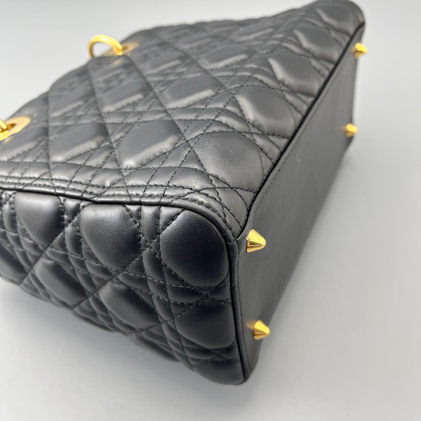 Dior - Lady Dior - Leather - Black - (medium)