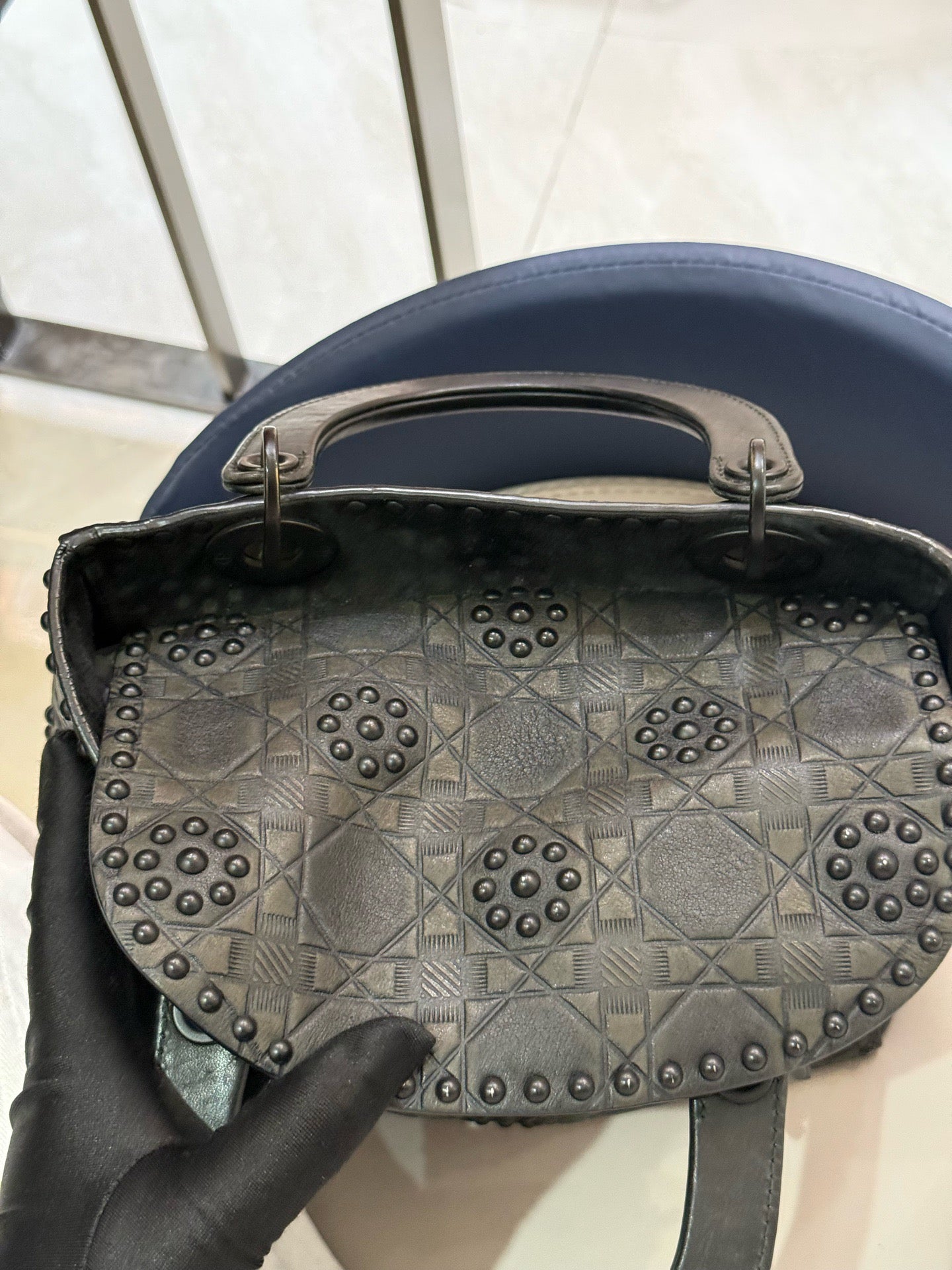 Dior - Lady Dior - Leather - Black - (medium)