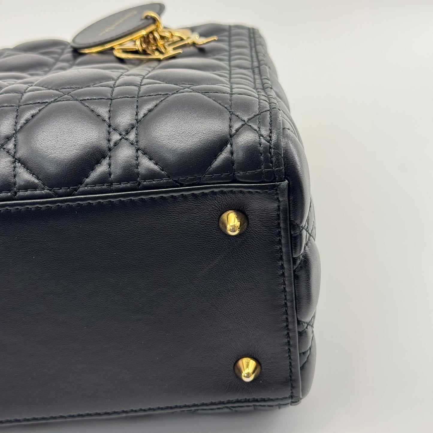Dior - Lady Dior - Leather - Black - (medium)