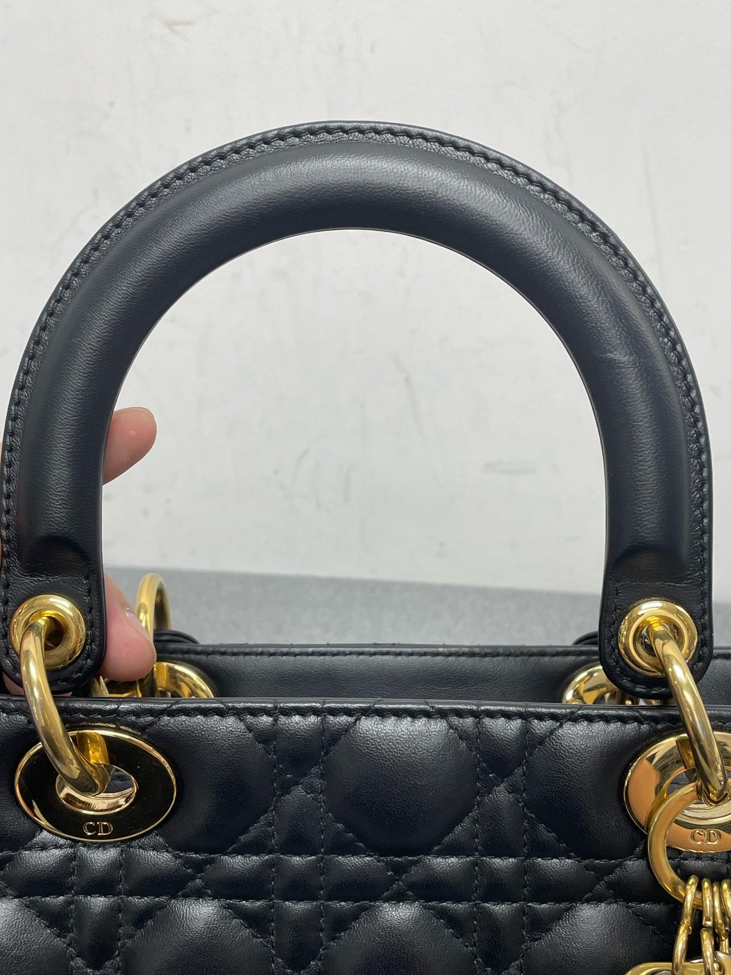 Dior - Lady Dior - Leather - Black - (medium)