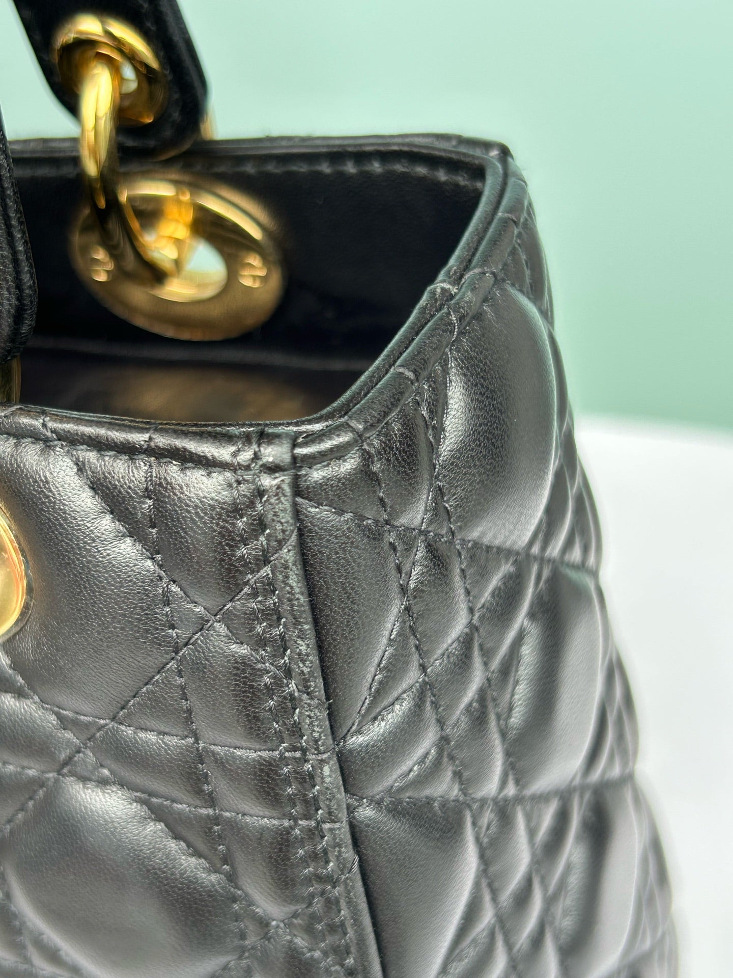 Dior - Lady Dior - Leather - Black - (medium)
