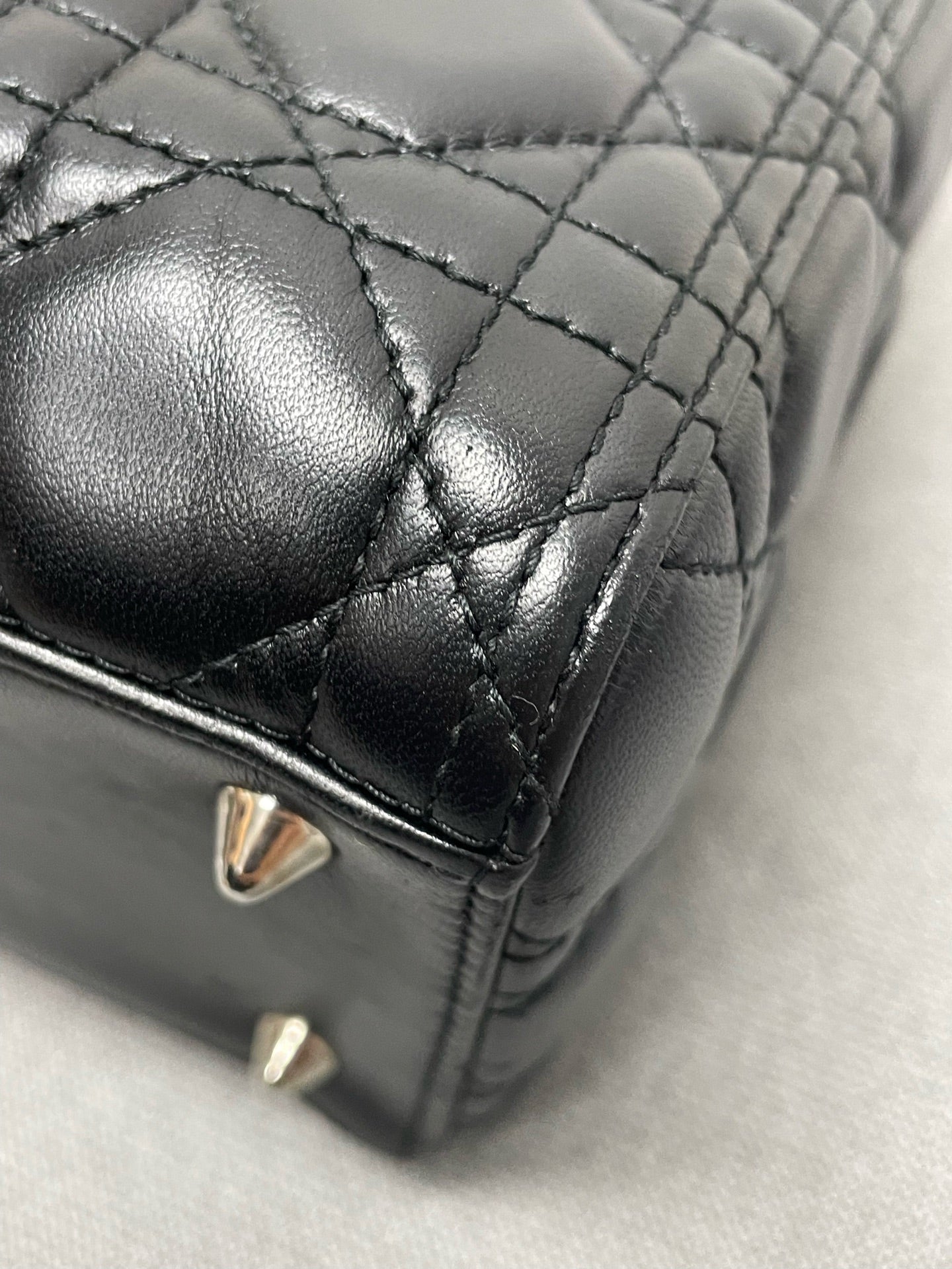 Dior - Lady Dior - Leather - Black - (medium)