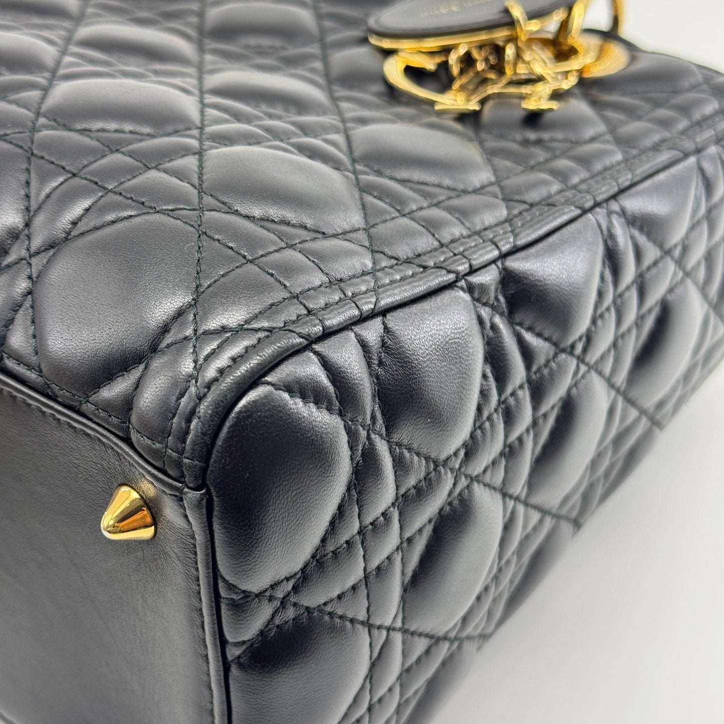 Dior - Lady Dior - Leather - Black - (medium)