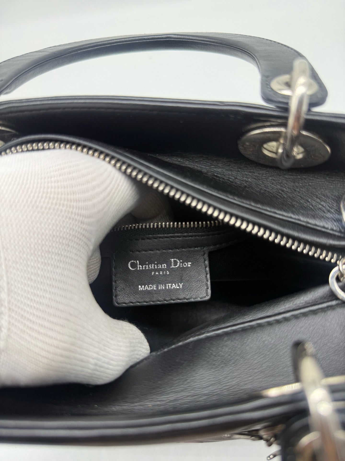 Dior - Lady Dior - Leather - Black - (medium)