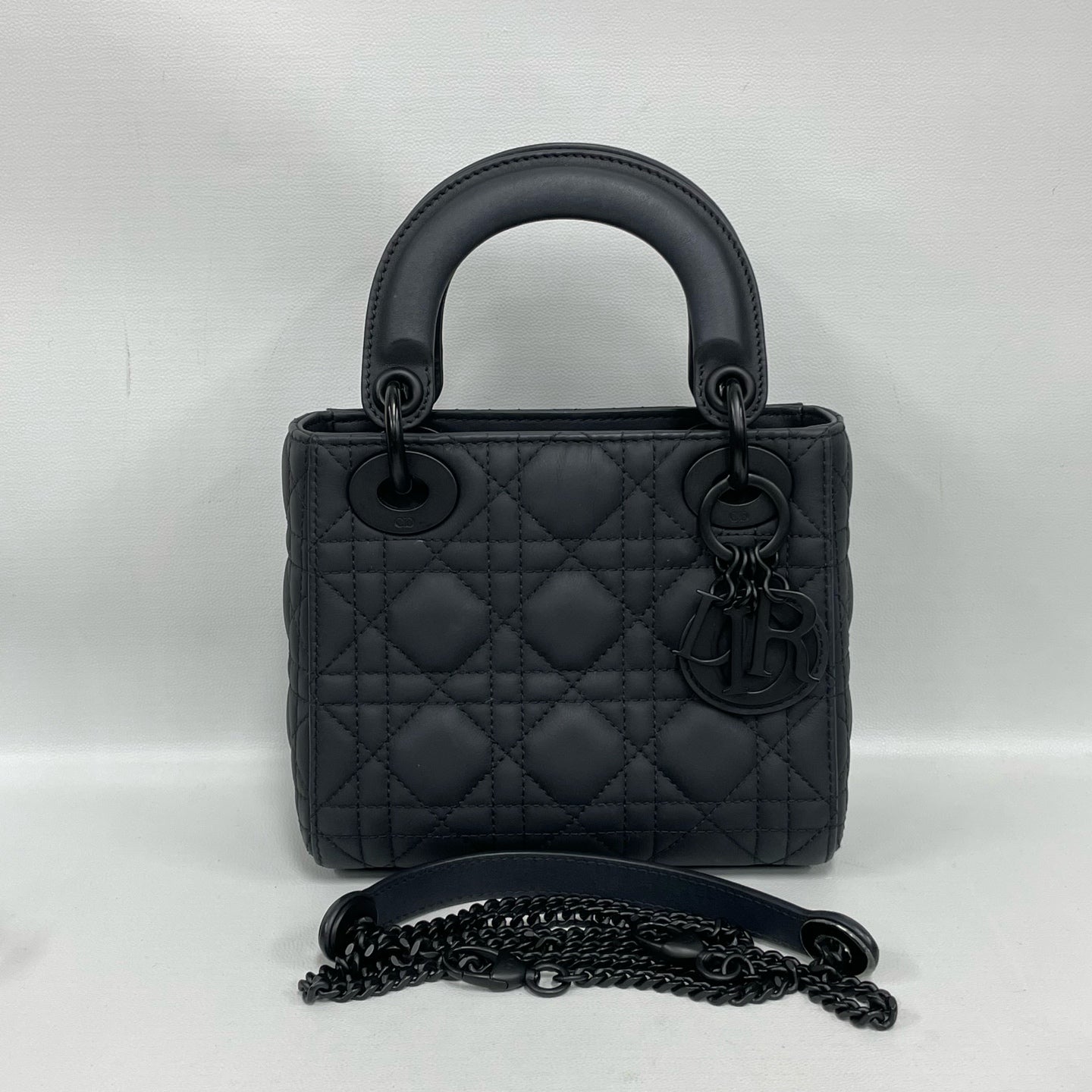 Dior - Lady Dior - Leather - Black - (mini)